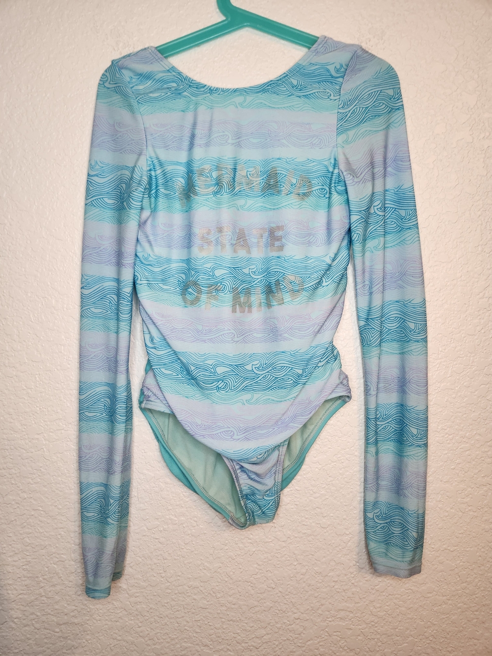 More Than Magic Girls Long Sleeved Mermaid One Pc. SwimsuitSize m 7 8